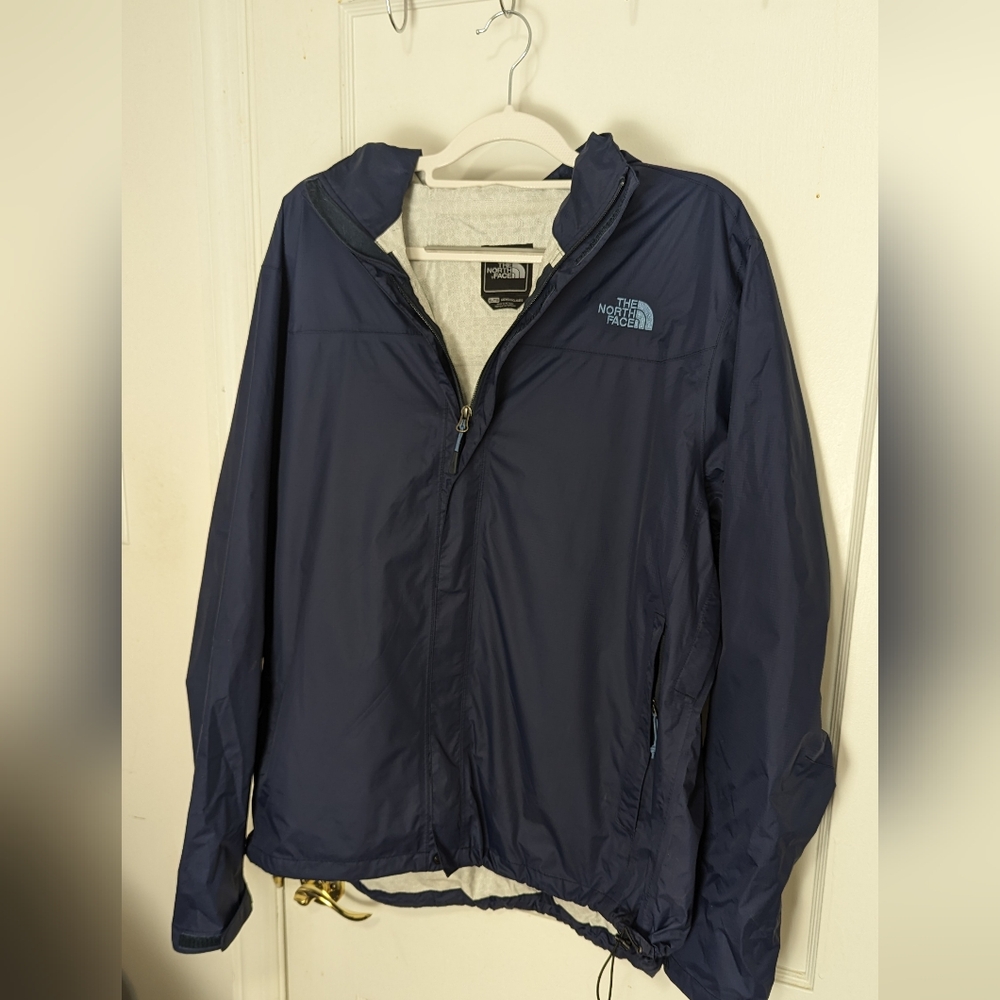 North Face Navy Hooded Shell
